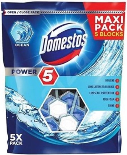 Блок для унітазу DOMESTOS, 5х55г